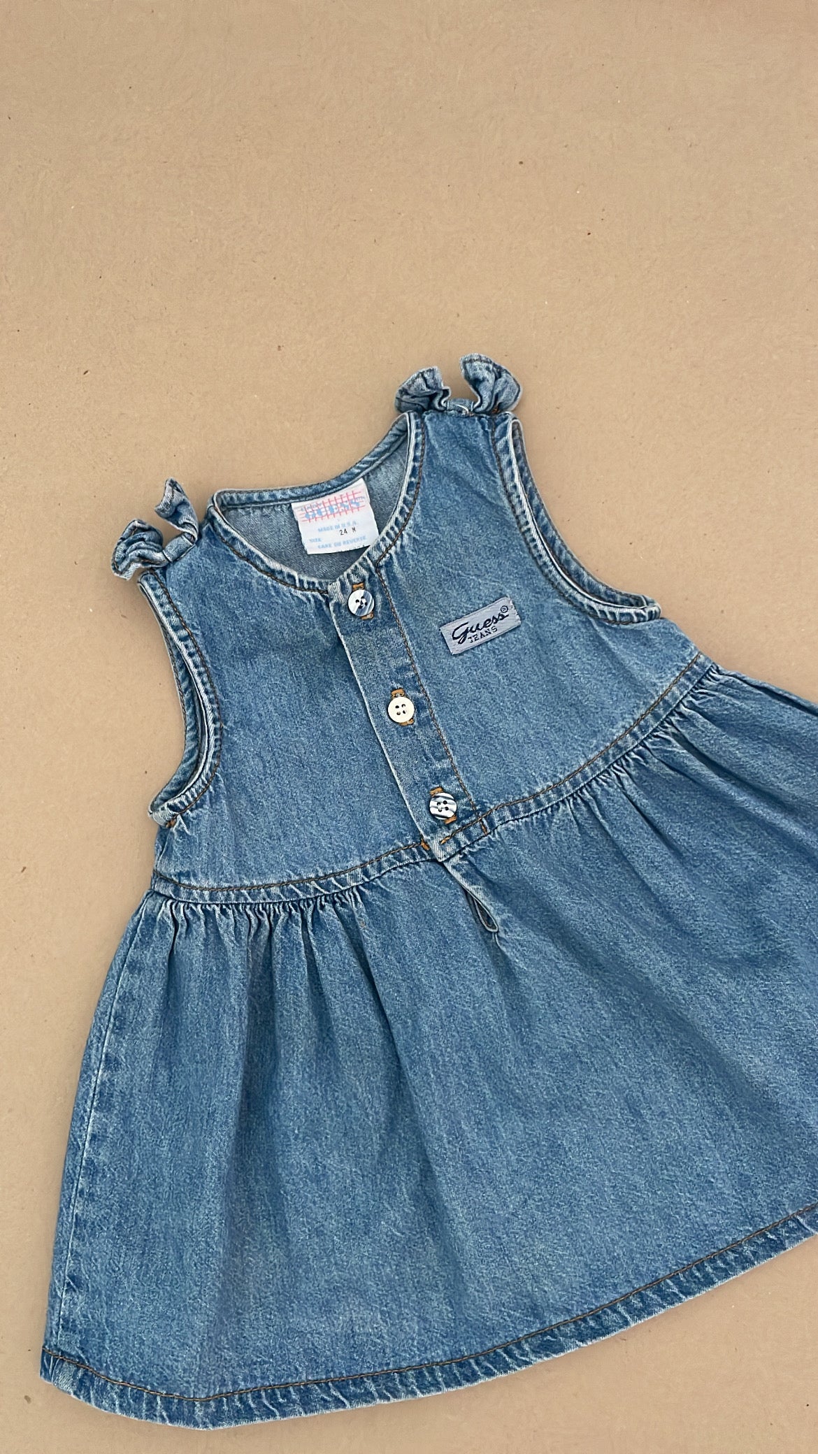 Denim dress, 2 years (86/92)