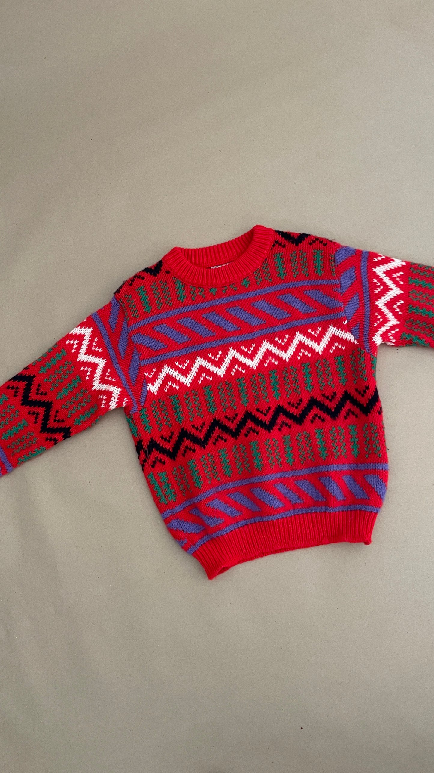 Wool sweater, 6 years (110/116)