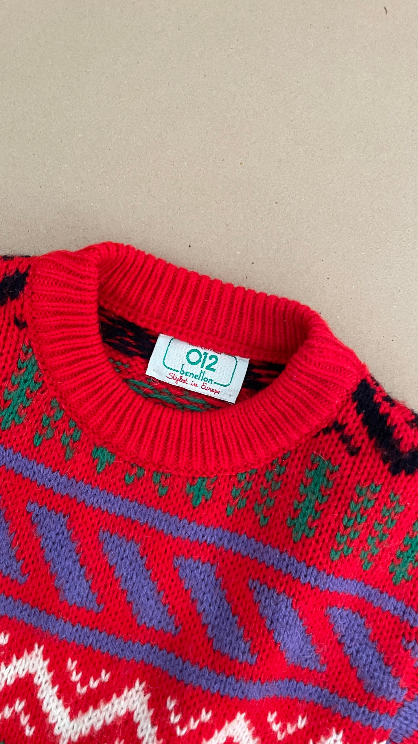 Wool sweater, 6 years (110/116)