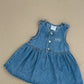 Denim dress, 2 years (86/92)