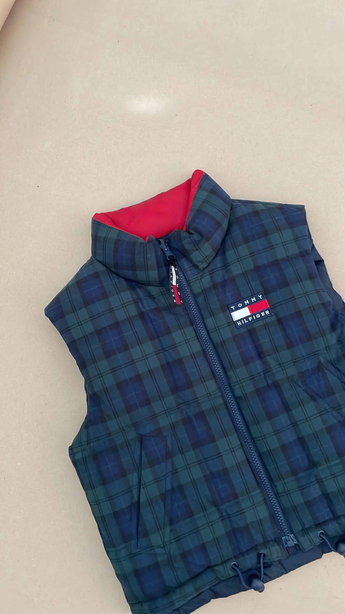 Reversible down vest, 122/128
