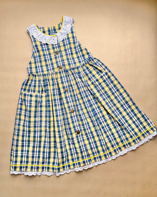 Checkered dress, 6 years (116)