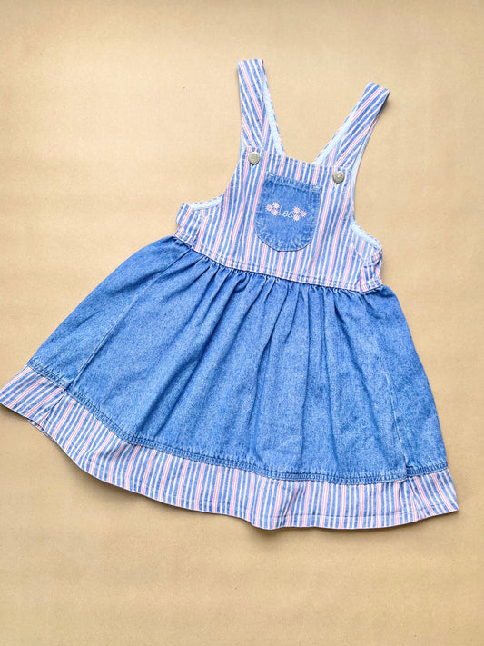 Denim dress, 5 years (110)