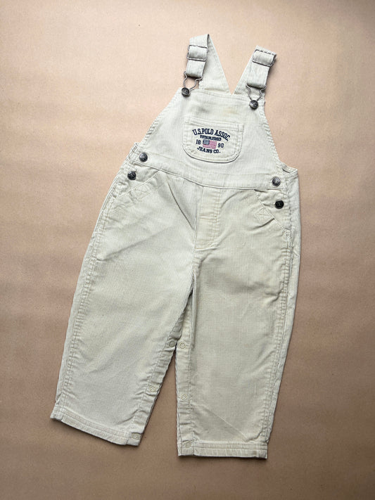 Boxy corduroy overalls, 2 years (86/92)